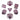 Amethyst Dragon Metal RPG Dice Set
