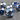 Cyborg Blue 7-Piece Metal Dice Set